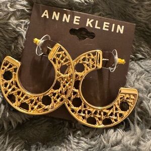 Anne Klein Gold Hoop Earrings